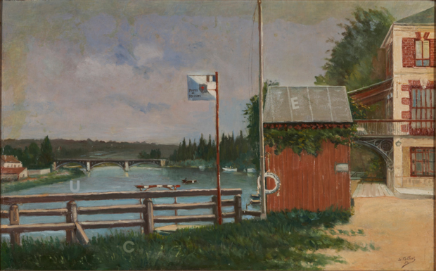 Lucien caché dans tableau