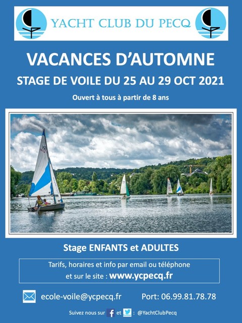 Stage Voile – Vacances Toussaint 2021 