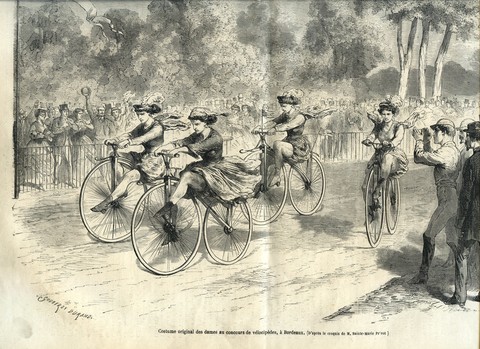 Courses féminines de Bordeaux - 1868