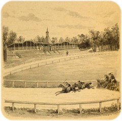 Le champ de course du Vésinet - 1889