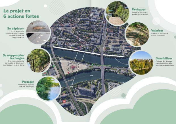 6 actions Berges de Seine